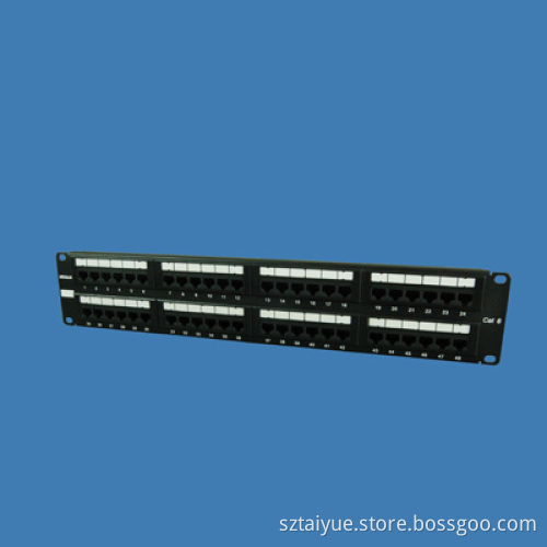 CAT6 UTP/FTP Patch Panel in 48 Ports